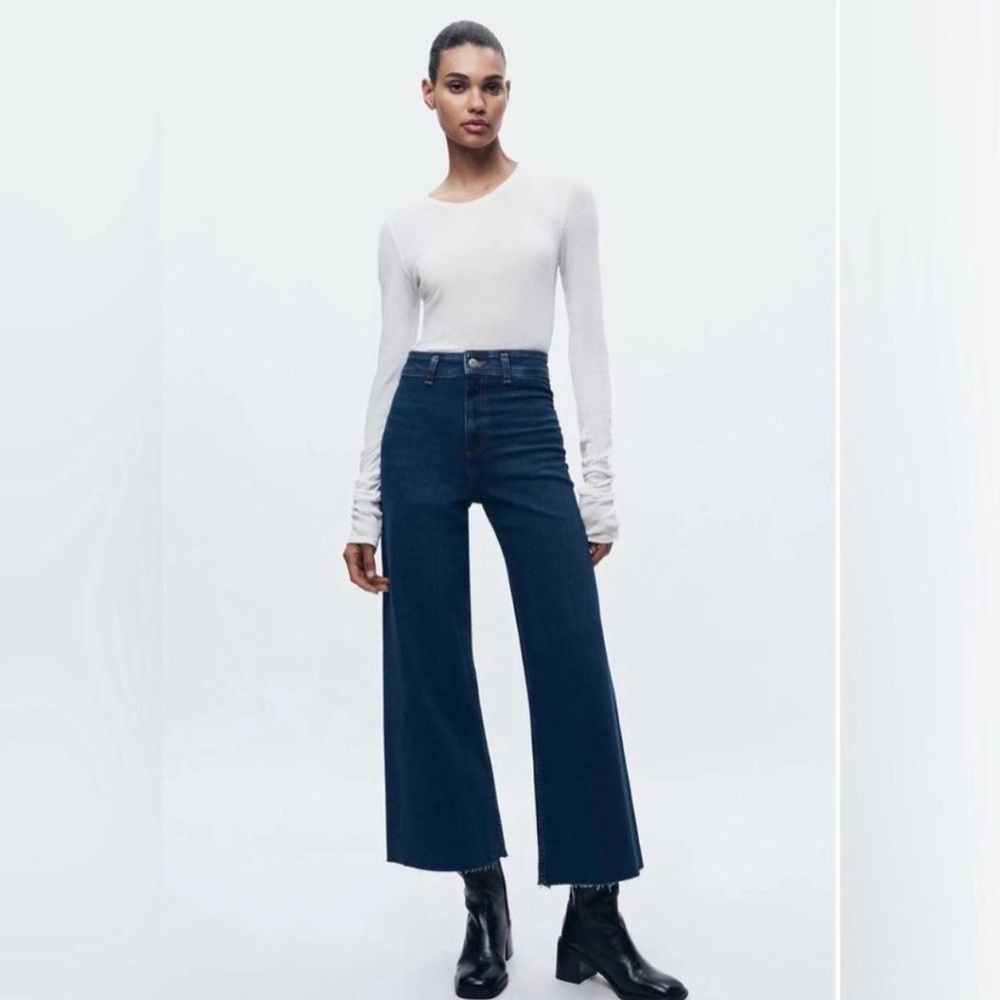 ZARA Marine Blue Jeans